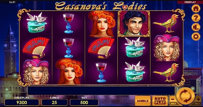 Play in Casanova’s Ladies Slot Online from Amatic for free now | www.qqxiuba.com