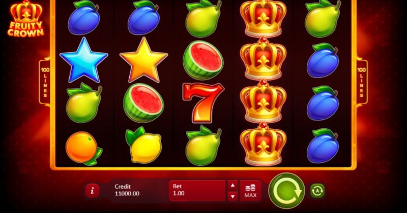 Play in Fruity Crown slot online from Playson for free now | www.qqxiuba.com